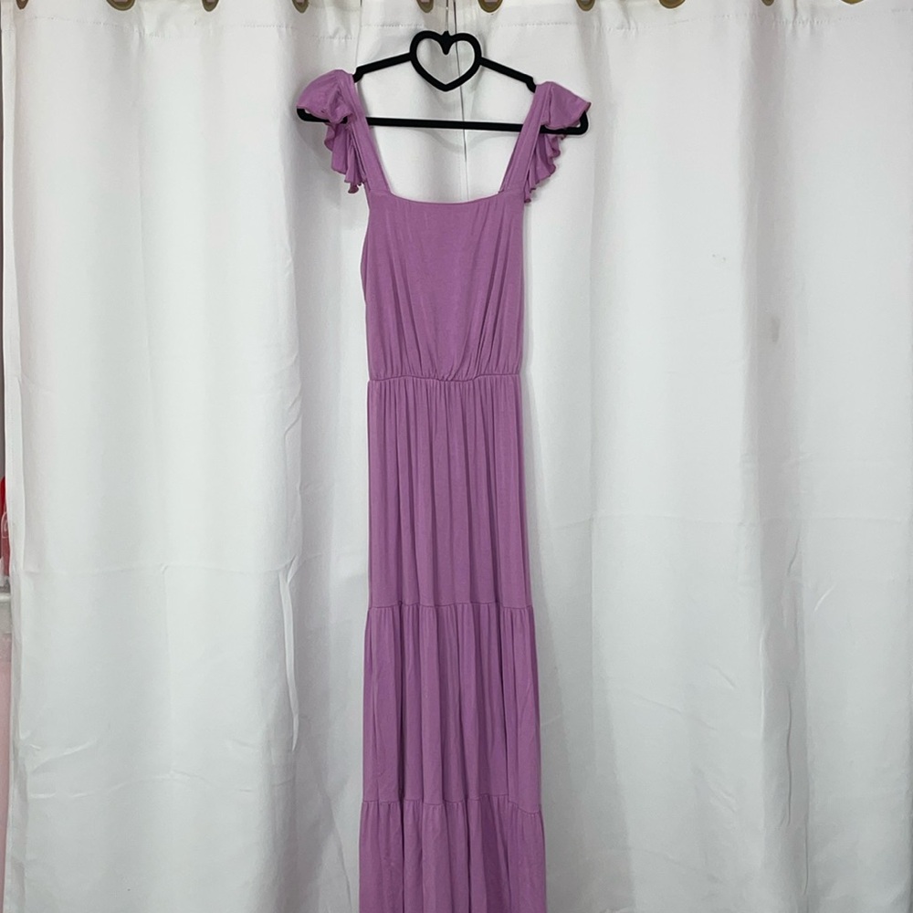 Lilac Maxi Sun Dress